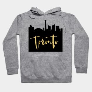 TORONTO CANADA DESIGNER SILHOUETTE SKYLINE ART Hoodie